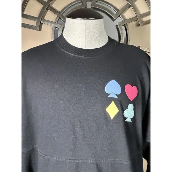 Spirit Jersey WildCard Las Vegas Casino long sleeve shirt Small S black 2 Sided - Picture 3 of 13